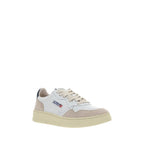White Rubber Low Top Sneakers
