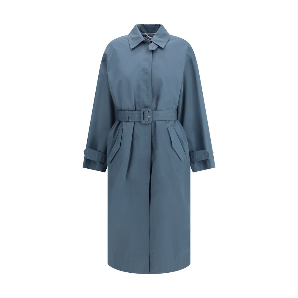 Blue Cotton Coat