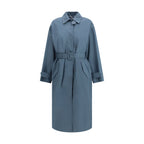 Blue Cotton Coat