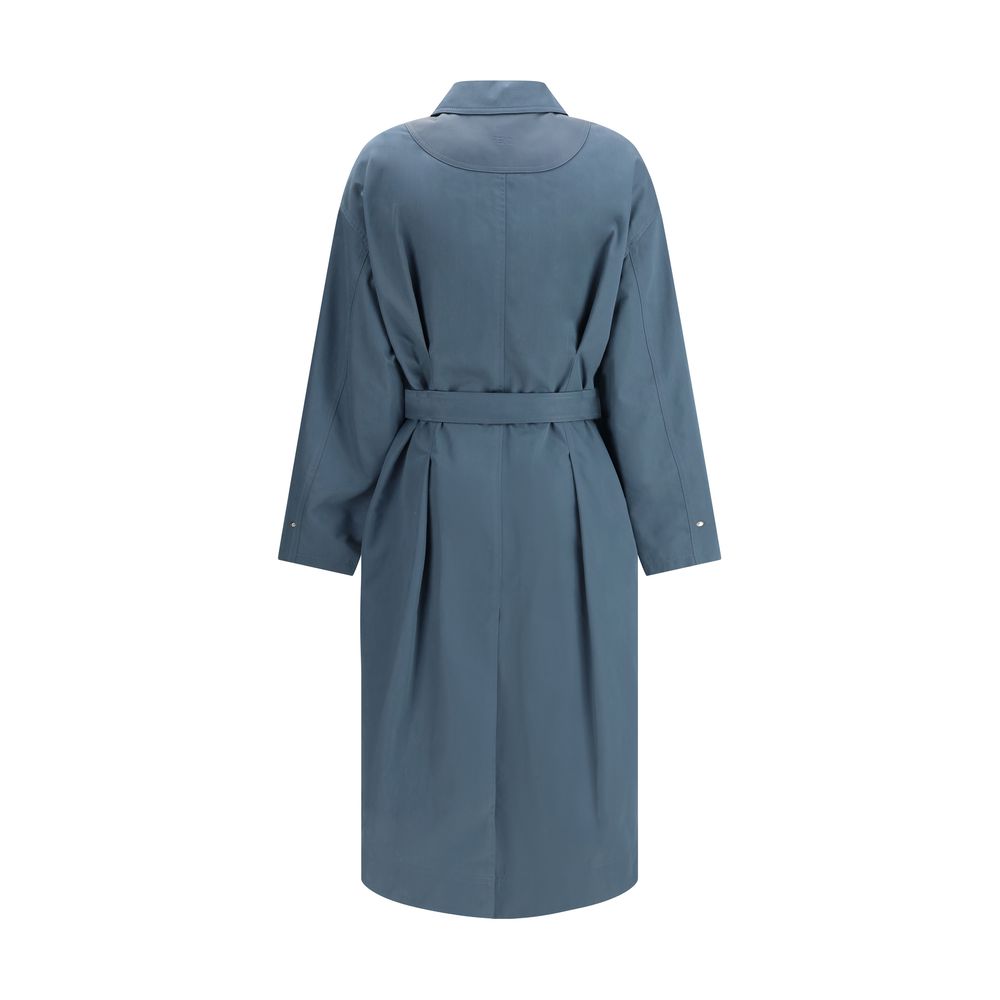 Blue Cotton Coat