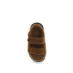 Brown Calf Leather Bos Taurus Slippers