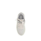 White Calf Leather Bos Taurus Athletic Sneakers