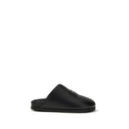 Black Calf Leather Bos Taurus Mules