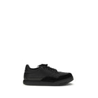 Black Calf Leather Bos Taurus Low Top Sneakers