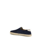 Blue Calf Leather Bos Taurus Espadrilles