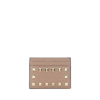 Beige Calf Leather Bos Taurus Wallet