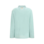 Blue Cashmere Dress Shirt