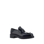 Black Calf Leather Bos Taurus Slip-On Loafers