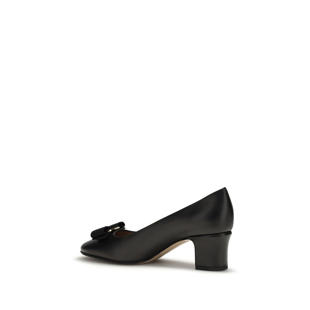 Black Calf Leather Bos Taurus Pumps