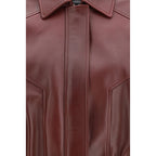 Bordeaux Leather Jacket