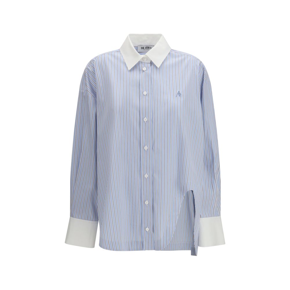 Blue Cotton Pattern Shirt