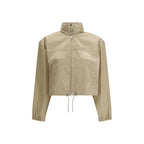 Beige Recycled Polyamide Shell Jacket
