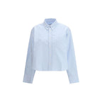 Blue Cotton Dress Shirt