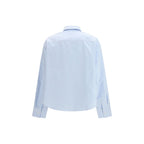 Blue Cotton Dress Shirt