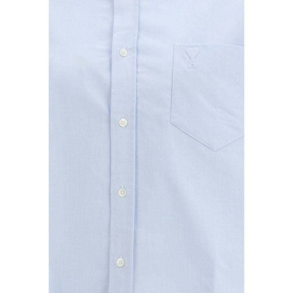 Blue Cotton Dress Shirt