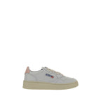 White Calf Leather Bos Taurus Low Top Sneakers