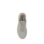 White Calf Leather Bos Taurus Low Top Sneakers