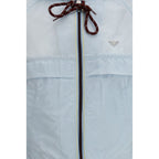 Blue Recycled Polyamide Shell Jacket