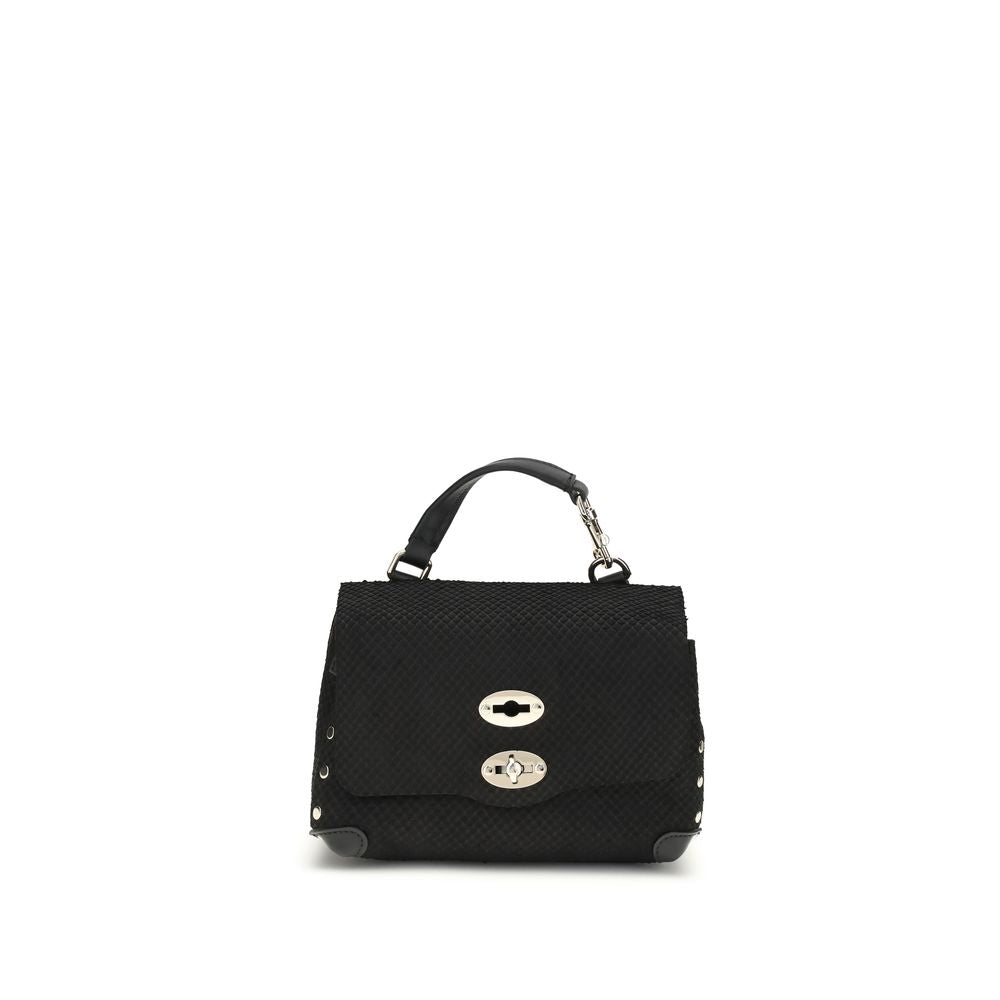 Black Calf Leather Bos Taurus Handbag