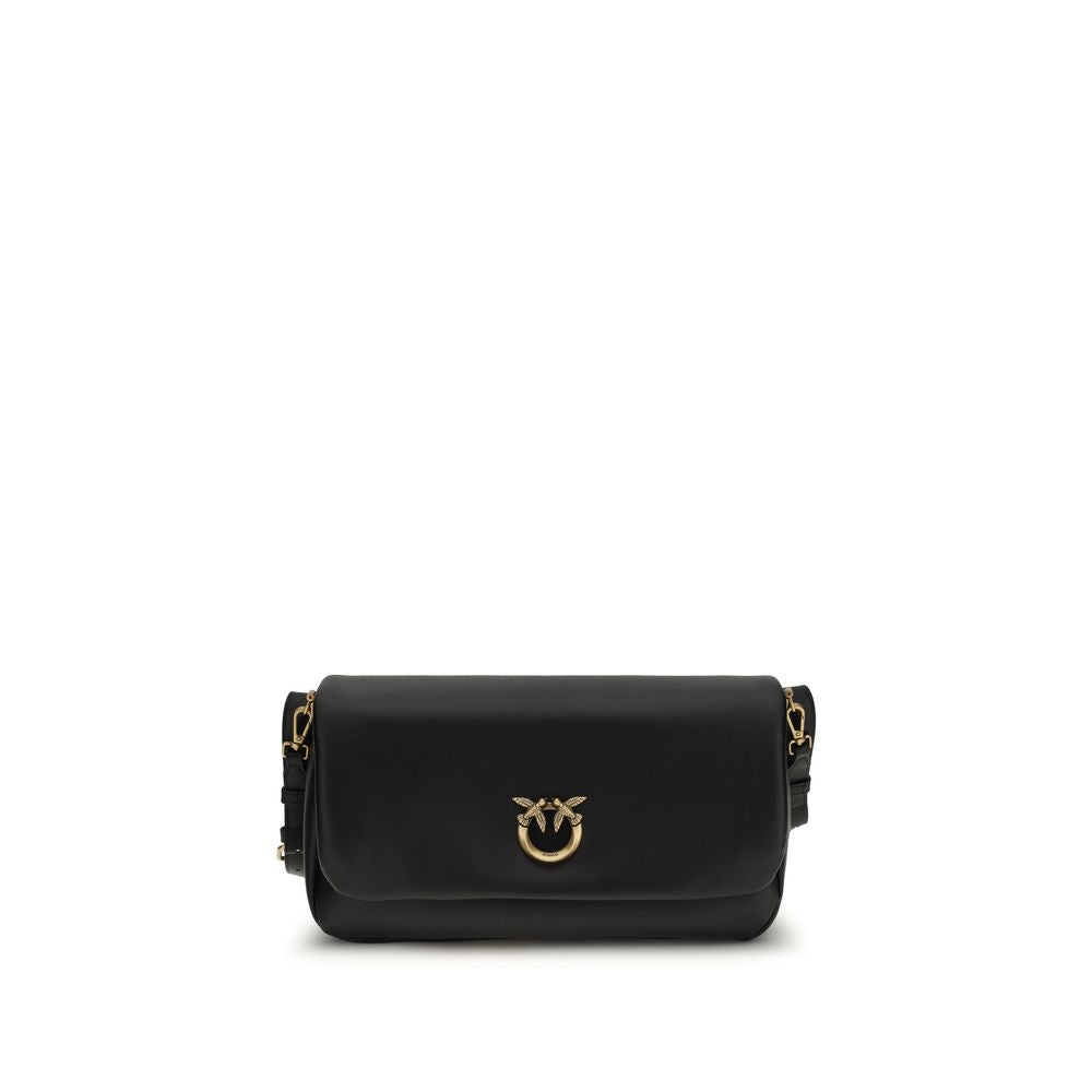Black Calf Leather Bos Taurus Shoulder Bag