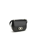 Black Calf Leather Bos Taurus Shoulder Bag