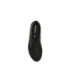 Black Polyamide Athletic Sneakers