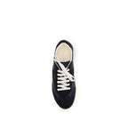 Blue Calf Leather Bos Taurus Low Top Sneakers