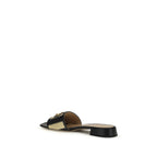 Multicolor Calf Leather Bos Taurus Sandals