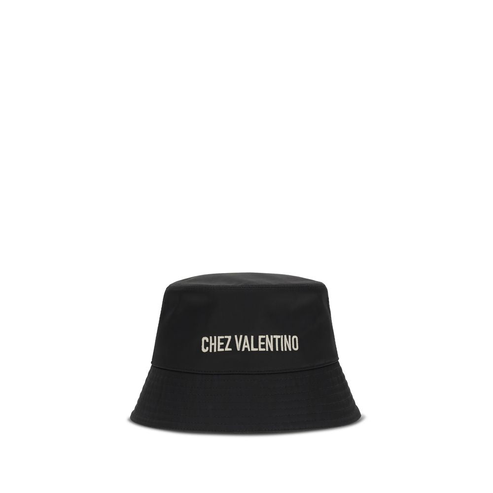 Black Cotton Bucket Hat