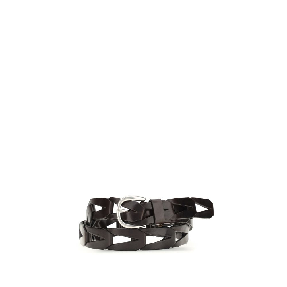 Black Calf Leather Bos Taurus Belt