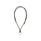 Brown Calf Leather Bos Taurus Keychain