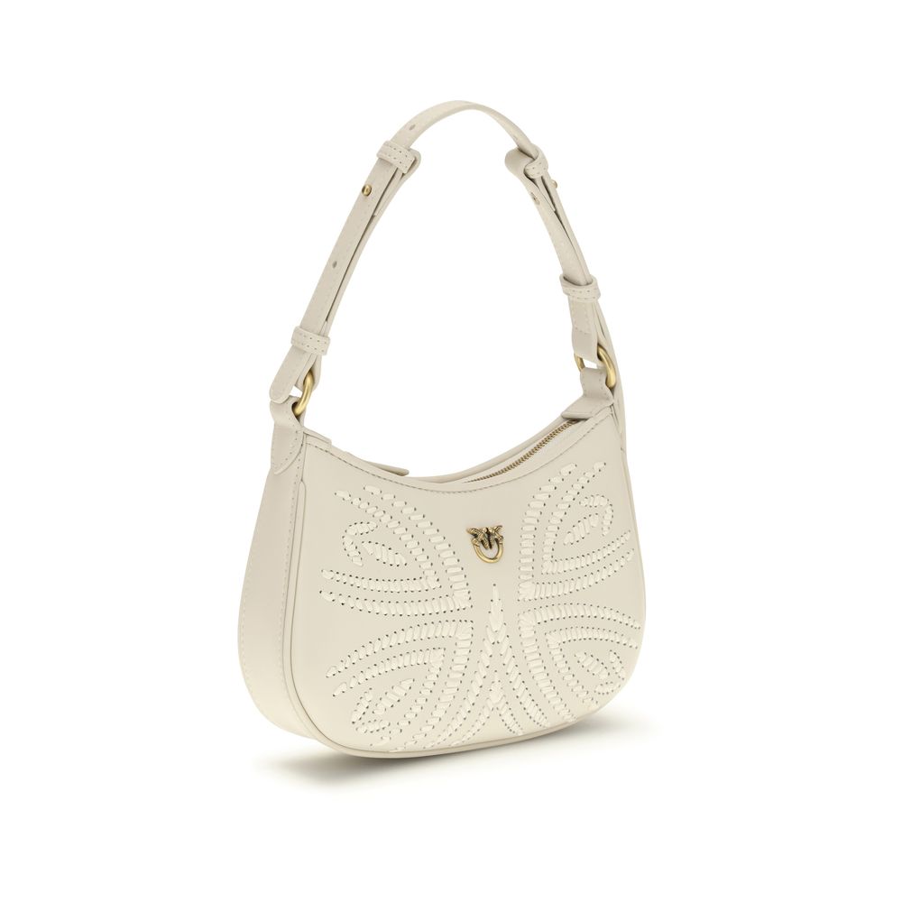 White Calf Leather Bos Taurus Shoulder Bag