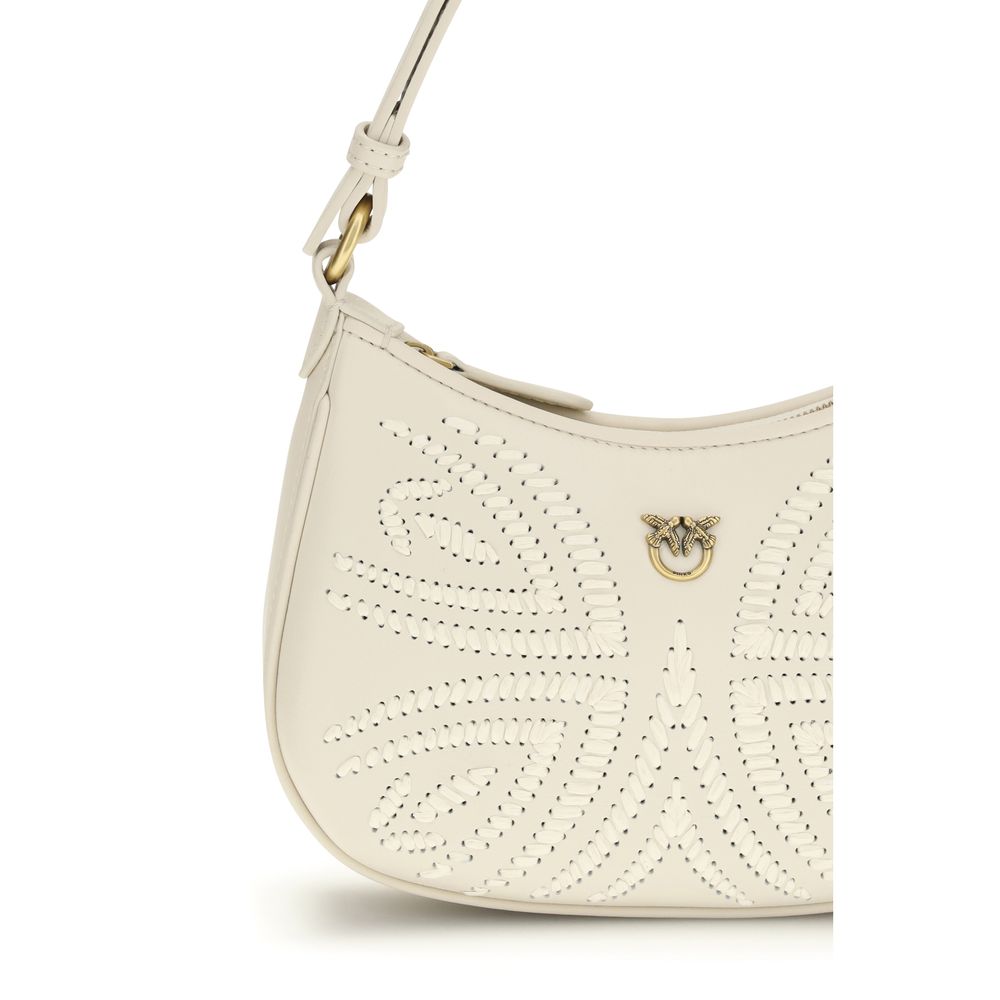 White Calf Leather Bos Taurus Shoulder Bag