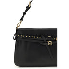 Black Calf Leather Bos Taurus Shoulder Bag