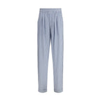 Multicolor Silk Bottoms Sleepwear