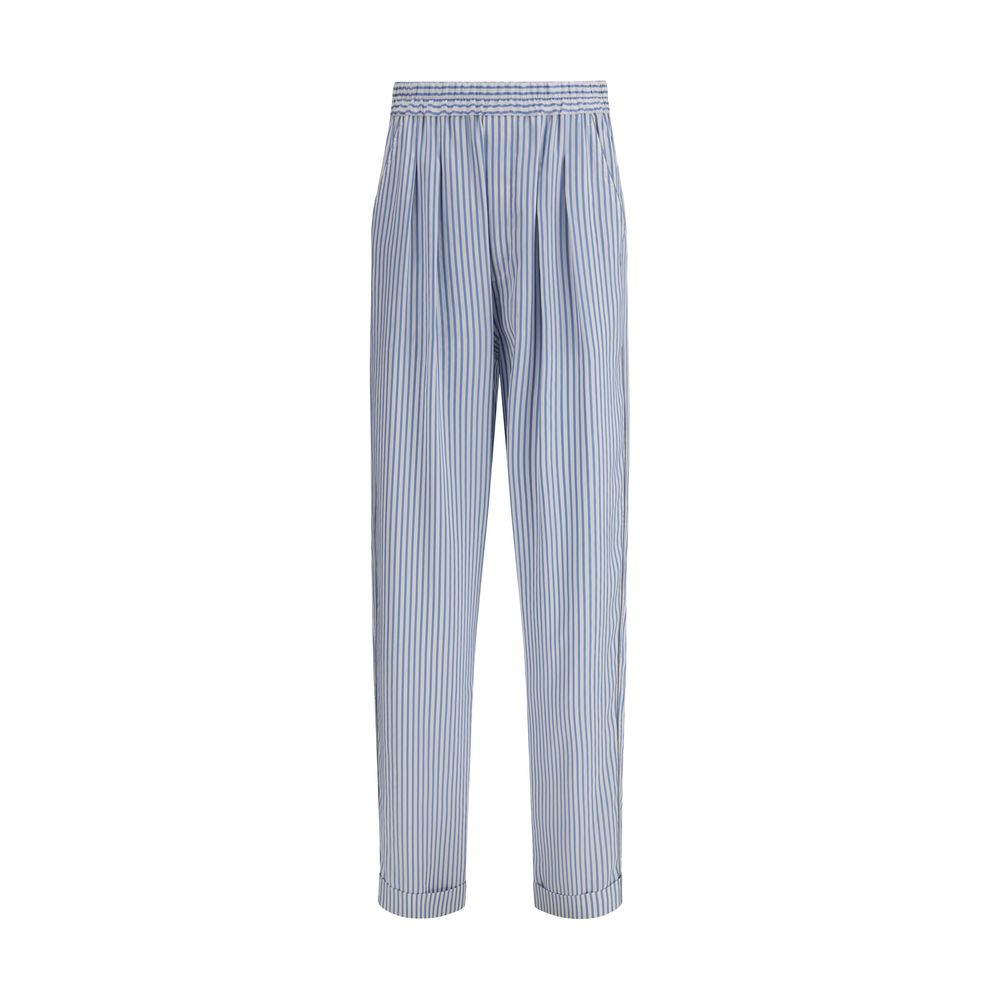 Multicolor Silk Bottoms Sleepwear
