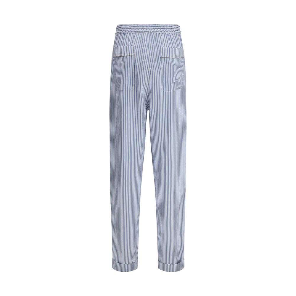 Multicolor Silk Bottoms Sleepwear