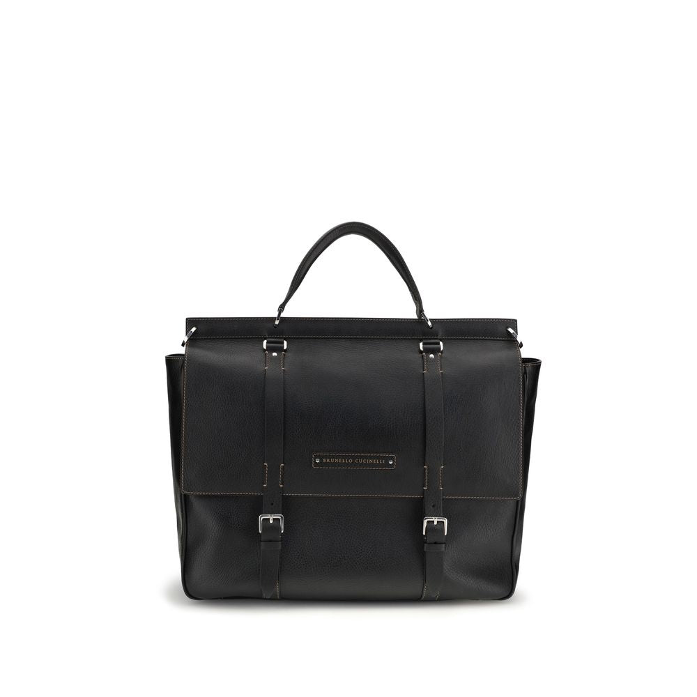 Black Calf Leather Bos Taurus Shoulder Bag