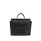 Black Calf Leather Bos Taurus Shoulder Bag