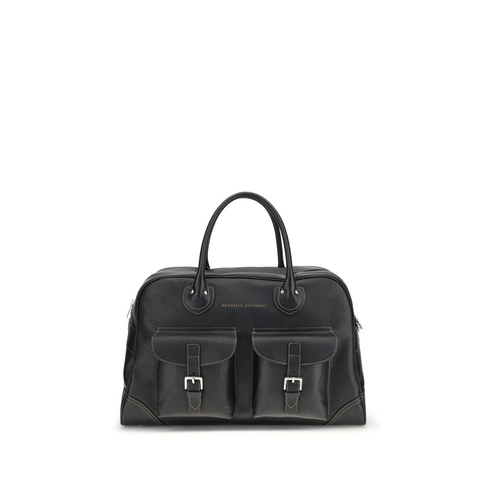 Black Calf Leather Bos Taurus Shoulder Bag