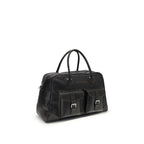 Black Calf Leather Bos Taurus Shoulder Bag