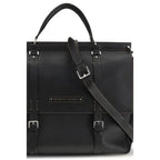 Black Calf Leather Bos Taurus Shoulder Bag