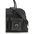 Black Calf Leather Bos Taurus Shoulder Bag