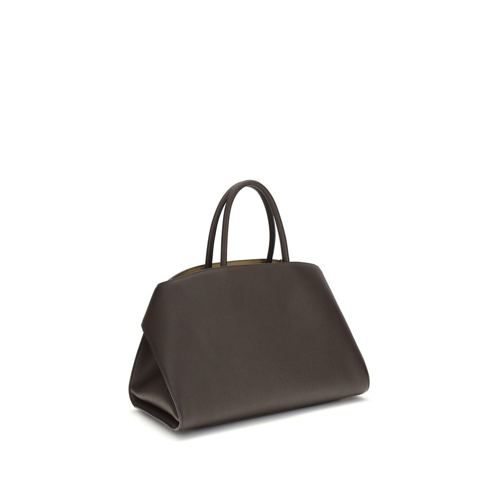 Brown Calf Leather Bos Taurus Handbag