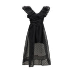 Black Recycled Polyester Cocktail Dress