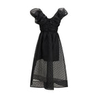 Black Recycled Polyester Cocktail Dress
