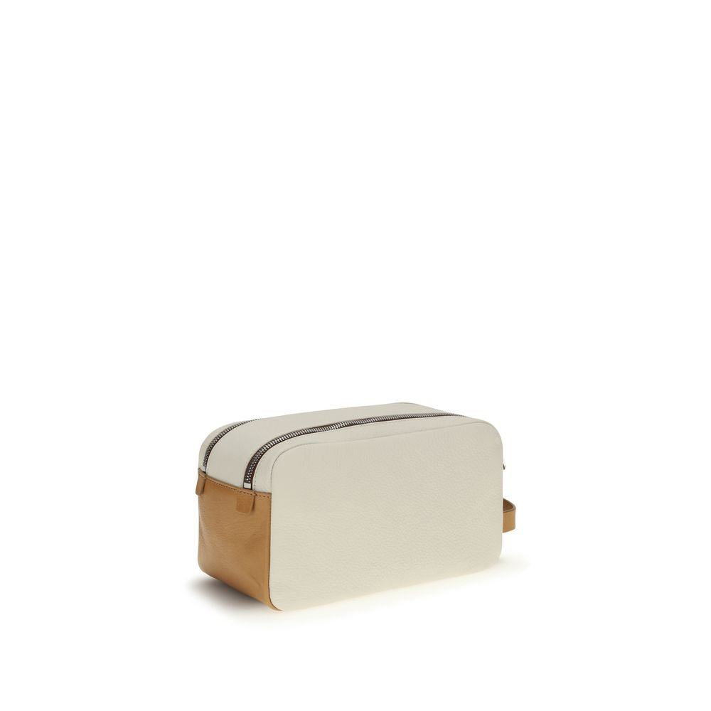 Beige Calf Leather Bos Taurus Other Accessories