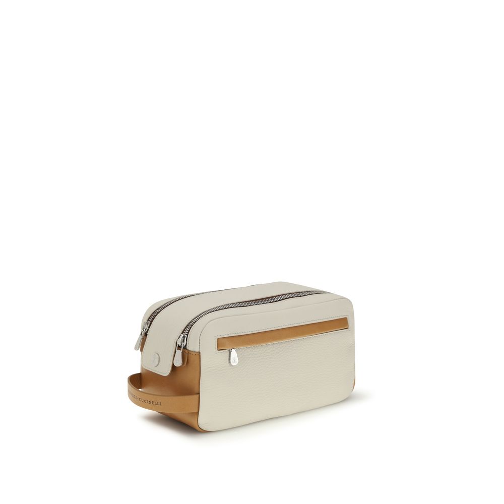 Beige Calf Leather Bos Taurus Other Accessories