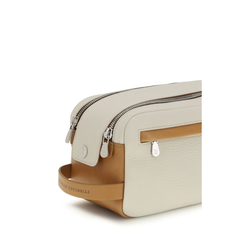 Beige Calf Leather Bos Taurus Other Accessories