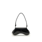 Black Polyethylene Shoulder Bag